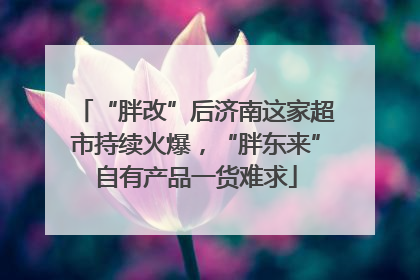 “胖改”后济南这家超市持续火爆，“胖东来”自有产品一货难求