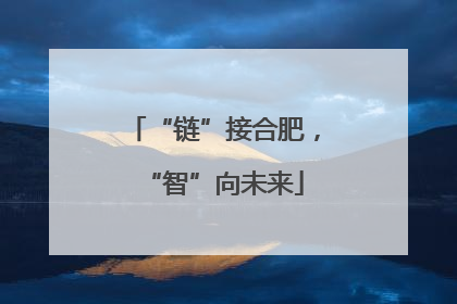 “链”接合肥，“智”向未来