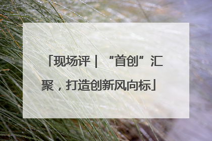 现场评｜“首创”汇聚，打造创新风向标
