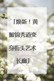 焕新！黄陂锦秀道变身街头艺术长廊