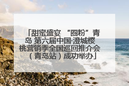 甜蜜盛宴 “圈粉”青岛 第六届中国·澄城樱桃营销季全国巡回推介会（青岛站）成功举办