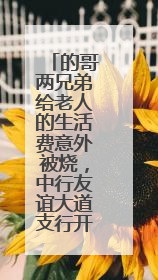 的哥两兄弟给老人的生活费意外被烧，中行友谊大道支行开通兑换“快车道”