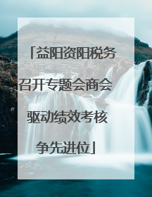 益阳资阳税务召开专题会商会 驱动绩效考核争先进位