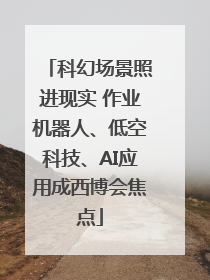科幻场景照进现实 作业机器人、低空科技、AI应用成西博会焦点