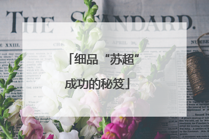 细品“苏超”成功的秘笈
