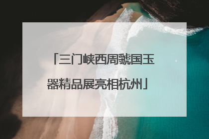 三门峡西周虢国玉器精品展亮相杭州
