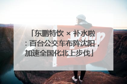 东鹏特饮 × 补水啦：百台公交车布阵沈阳，加速全国化北上步伐