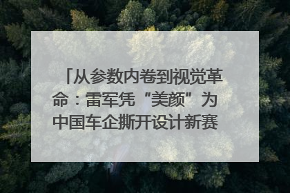 从参数内卷到视觉革命：雷军凭“美颜”为中国车企撕开设计新赛道｜封面车评