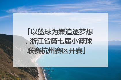以篮球为媒追逐梦想，浙江省第七届小篮球联赛杭州赛区开赛