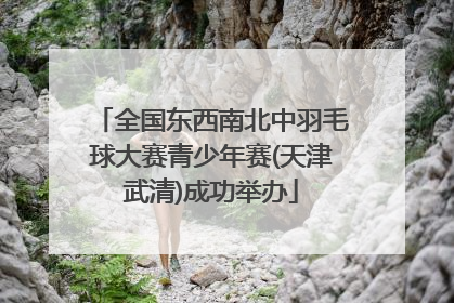 全国东西南北中羽毛球大赛青少年赛(天津武清)成功举办