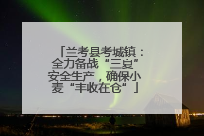 兰考县考城镇：全力备战“三夏”安全生产，确保小麦“丰收在仓”