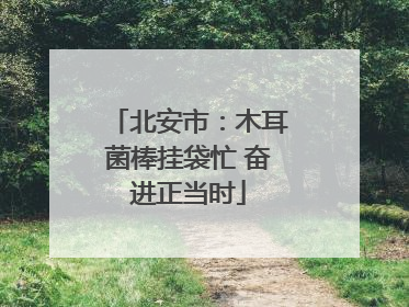 北安市：木耳菌棒挂袋忙 奋进正当时