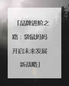 品牌进阶之路：袋鼠妈妈开启未来发展新战略
