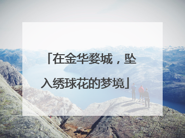在金华婺城，坠入绣球花的梦境