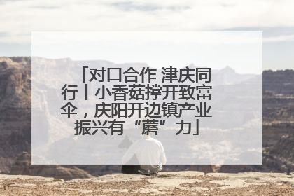 对口合作 津庆同行丨小香菇撑开致富伞，庆阳开边镇产业振兴有“蘑”力
