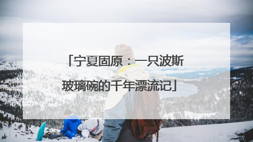 宁夏固原：一只波斯玻璃碗的千年漂流记