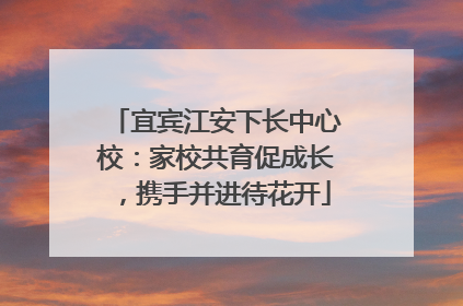 宜宾江安下长中心校：家校共育促成长，携手并进待花开