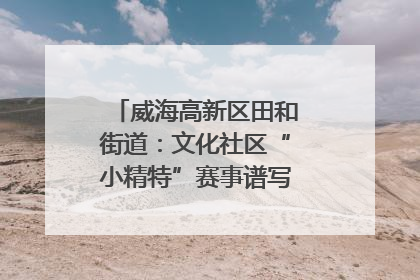 威海高新区田和街道：文化社区“小精特”赛事谱写文化赋能新乐章