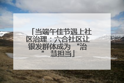 当端午佳节遇上社区治理：六合社区让银发群体成为 “治” 慧担当