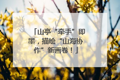 山亭“牵手”即墨，描绘“山海协作”新画卷！