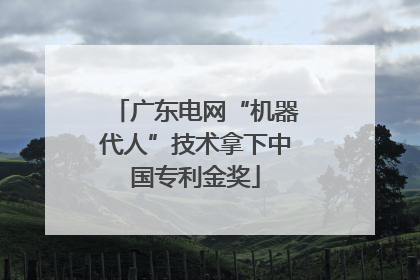 广东电网“机器代人”技术拿下中国专利金奖