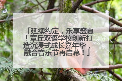 延续约定，乐享盛夏！章丘双语学校创新打造沉浸式成长嘉年华，融合音乐节再启幕！