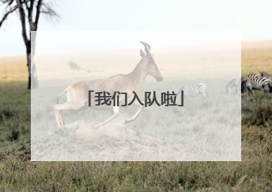 我们入队啦