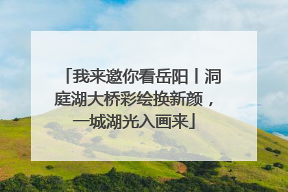 我来邀你看岳阳丨洞庭湖大桥彩绘换新颜，一城湖光入画来