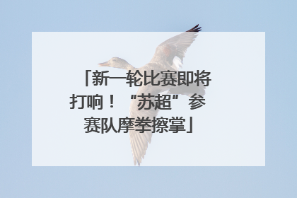 新一轮比赛即将打响！“苏超”参赛队摩拳擦掌