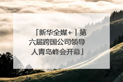 新华全媒+丨第六届跨国公司领导人青岛峰会开幕