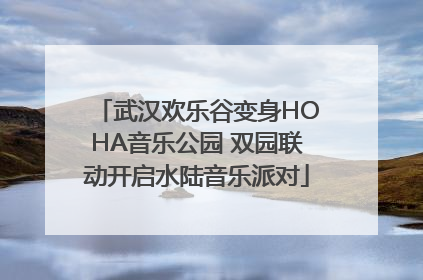 武汉欢乐谷变身HOHA音乐公园 双园联动开启水陆音乐派对