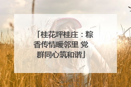 桂花坪桂庄：粽香传情暖邻里 党群同心筑和谐
