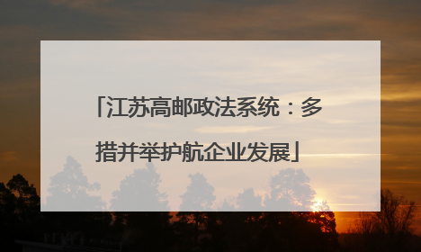 江苏高邮政法系统：多措并举护航企业发展