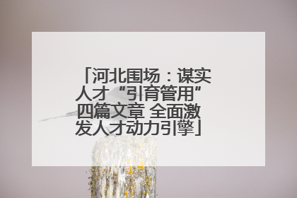 河北围场：谋实人才“引育管用”四篇文章 全面激发人才动力引擎