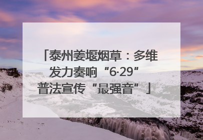 泰州姜堰烟草：多维发力奏响“6·29”普法宣传“最强音”