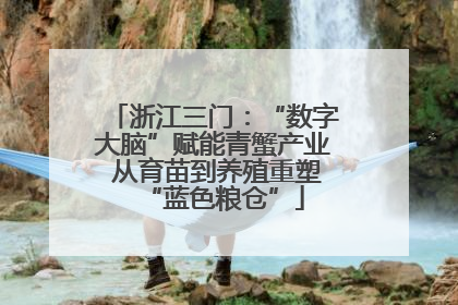 浙江三门：“数字大脑”赋能青蟹产业 从育苗到养殖重塑“蓝色粮仓”