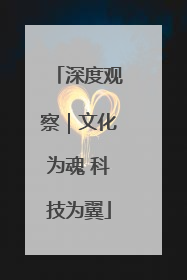 深度观察｜文化为魂 科技为翼