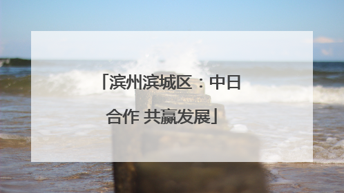 滨州滨城区：中日合作 共赢发展