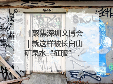 聚焦深圳文博会｜就这样被长白山矿泉水“征服”，订单纷至沓来