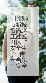 肥城市新城街道赵庄社区开展“安全生产 青年当先”安全生产月系列活动