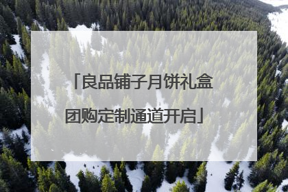 良品铺子月饼礼盒团购定制通道开启