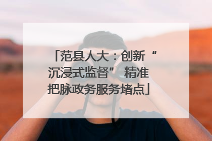 范县人大：创新“沉浸式监督” 精准把脉政务服务堵点