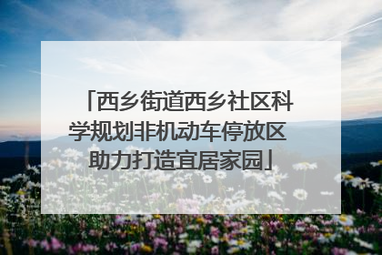 西乡街道西乡社区科学规划非机动车停放区 助力打造宜居家园