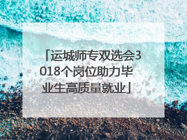 运城师专双选会3018个岗位助力毕业生高质量就业