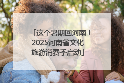 这个暑期回河南！2025河南省文化旅游消费季启动