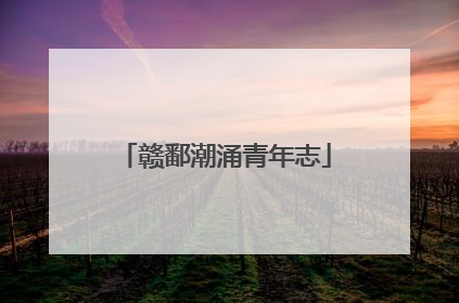 赣鄱潮涌青年志