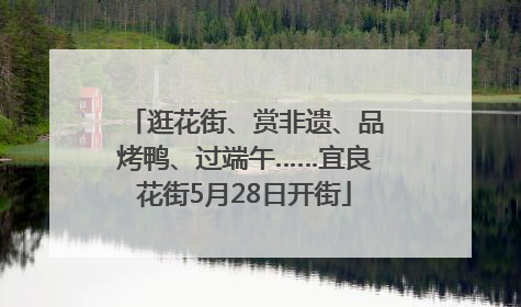 逛花街、赏非遗、品烤鸭、过端午……宜良花街5月28日开街