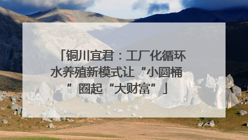 铜川宜君：工厂化循环水养殖新模式让“小圆桶”圈起“大财富”