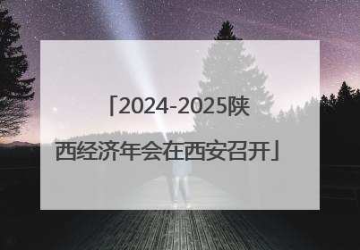 2024-2025陕西经济年会在西安召开