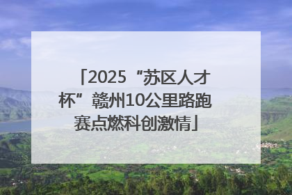 2025“苏区人才杯”赣州10公里路跑赛点燃科创激情